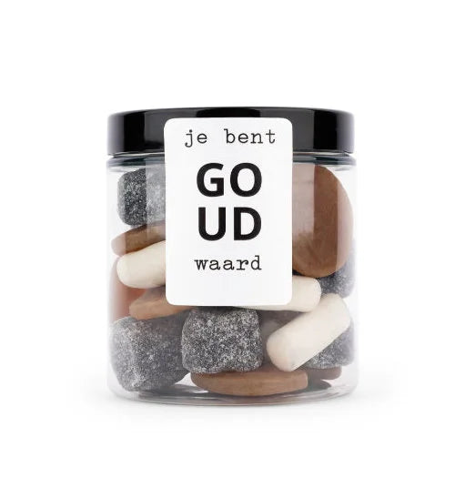 Snoeppotje Jij bent goud waard!