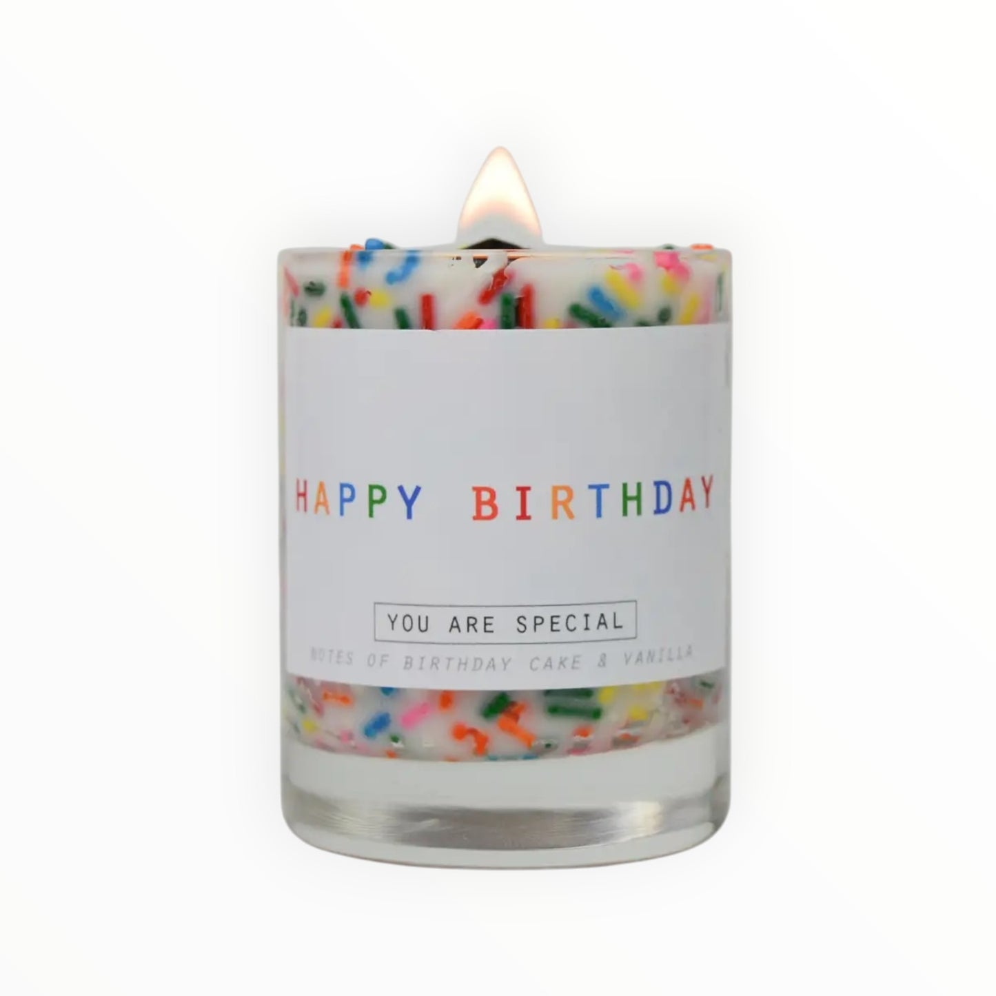Mini happy birthday kaars