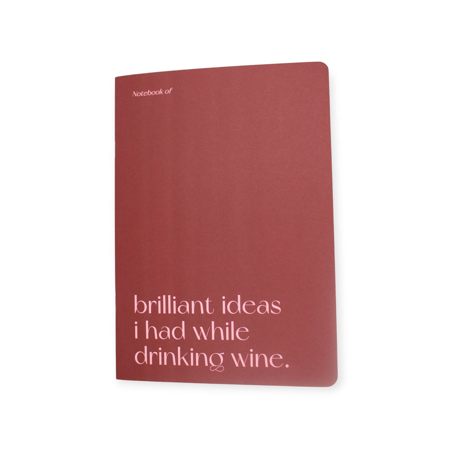 Notitieboekje Brilliant Wine