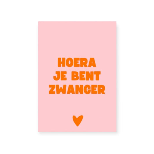 Hoera! Je bent zwanger