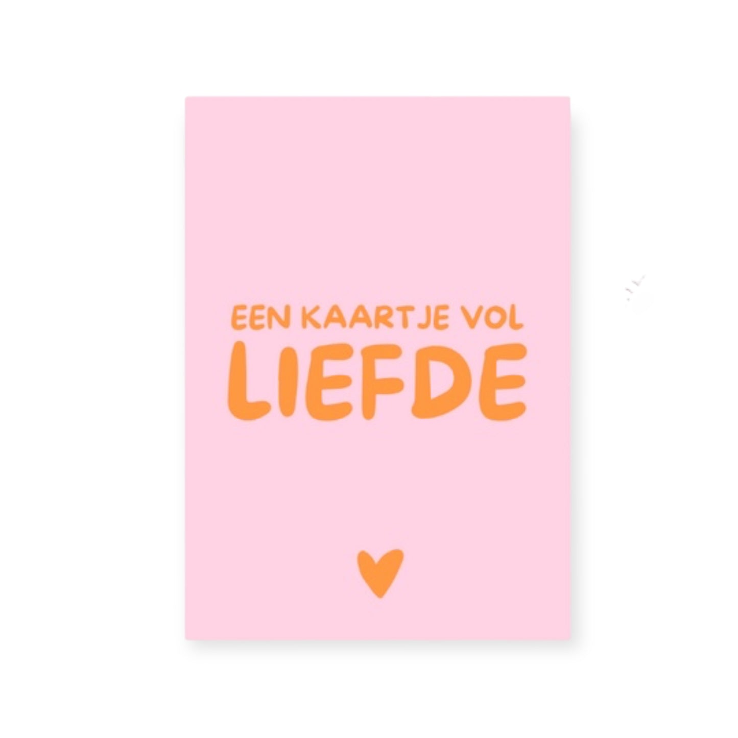Een kaartje vol liefde