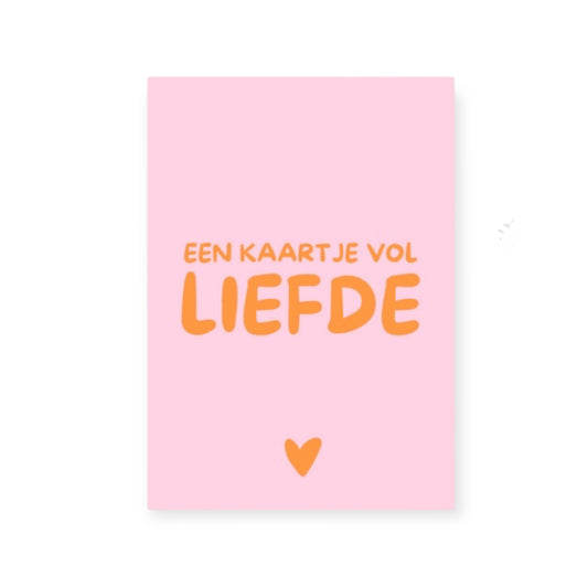 Een kaartje vol liefde