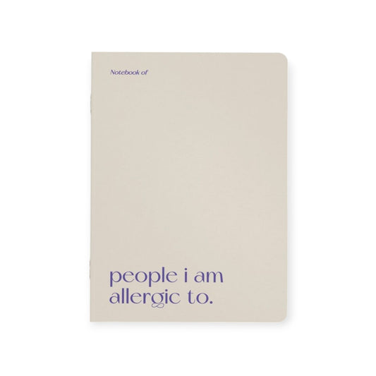 Notitieboekje Allergic
