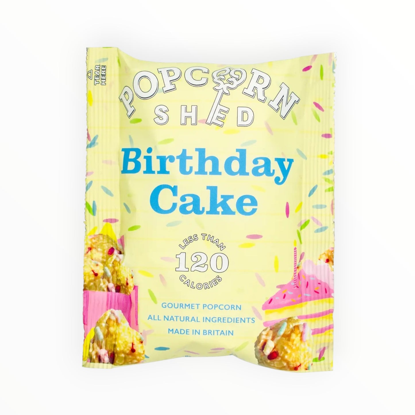 Popcorn Birthday cake