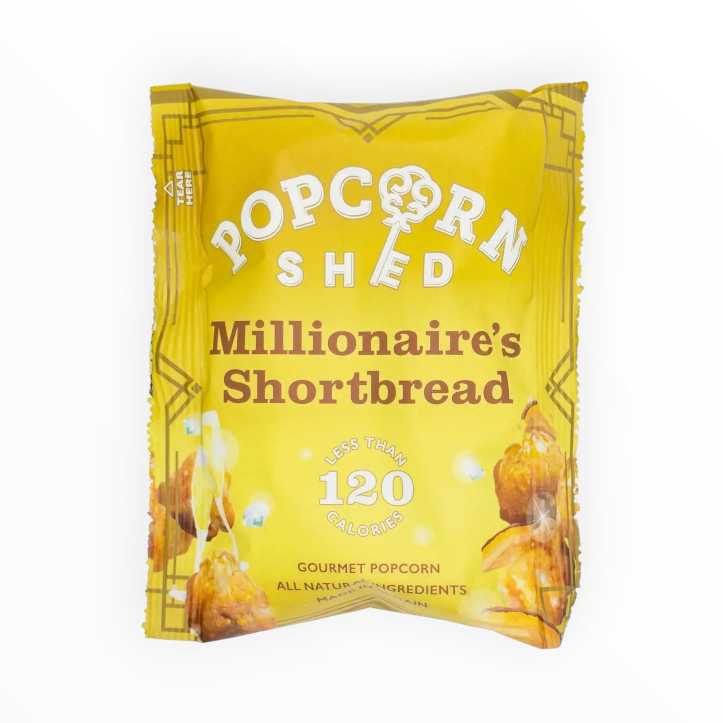 Popcorn Millionaire's Shortbread